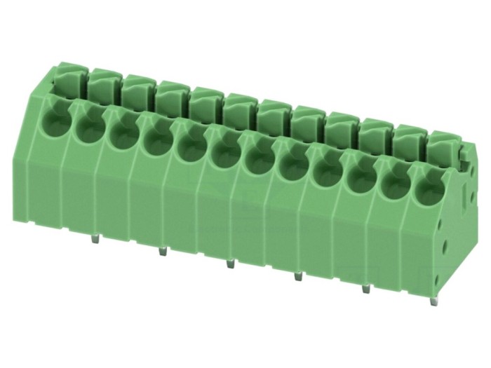 Conector regletă PCB 12 pini, 3,5mm