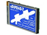 Afișaj LCD Grafic 240x128 STN Negative Albastru 113x70mm