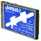 Afișaj LCD Grafic 240x128 STN Negative Albastru 113x70mm