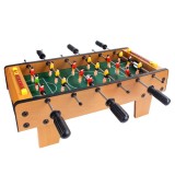 Joc Fotbal de masă cu teren eMazing, 18 jucători, 6 m&acirc;nere și panou de scor, din metal, lemn și ABS, 50 x 25 x 18 cm, potrivit pentru copii și adulți