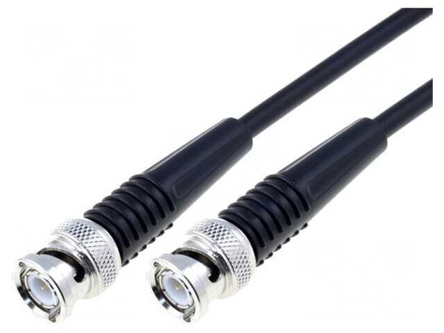Cablu BNC 50&Omega; 1,5m Negru