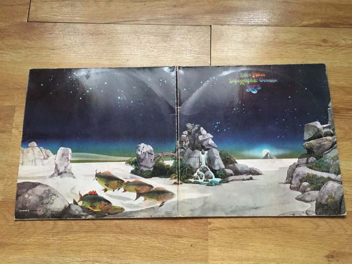 YES - TALES FROM TOPOGRAPHIC OCEANS (2LP, 2 VINILURI,1973,ATLANTIC,GERMANY)