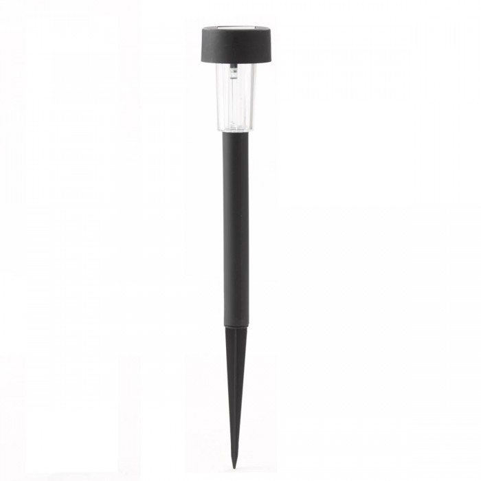 Lampa solara, tip hoff stick, negru