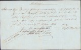 HST A356 Chitanță olografă 1833 limba germană