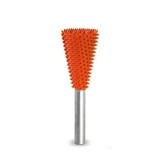 Biax sculptura lemn SABURR - Cap conic inversat 19 mmtija 6mm, Granulatie Saburr FOARTE ASPRA - PORTOCALIE