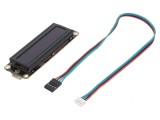 Afișaj LCD 16x2 Negru cu Interfață I2C 3.3-5VDC 87x32mm