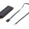 Afișaj LCD 16x2 Negru cu Interfață I2C 3.3-5VDC 87x32mm