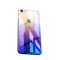 Husa protectie pentru iPhone 6, Albastru-Galben Gradient, Translucent, Hard Case
