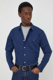 Levi&#039;s camasa barbati, culoarea albastru marin, cu guler clasic, slim
