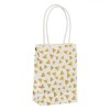 Punga Cadou H&acirc;rtie Alb/Auriu Triunghiuri 11x6x14cm Elegantă, Design Modern, Ocazie Universală