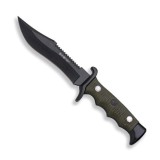 Cutit Spania miner plastic, lama=110mm. black (h.n3001)