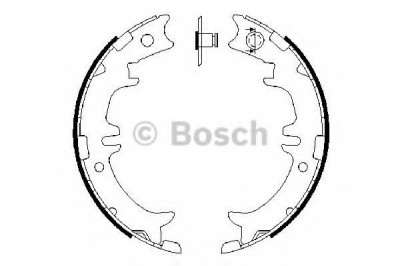 Set saboti frana, frana de mana LEXUS GS (JZS147) (1993 - 1997) BOSCH 0 986 487 615 foto
