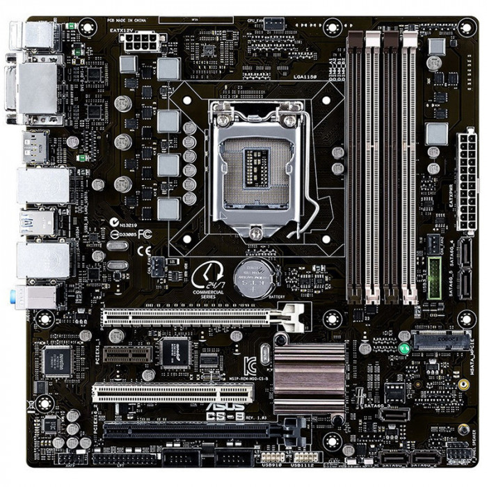 Placa de baza ASUS CS-B, Chipset Q87, Socket 1150, 5x SATA III, 4x DDR3, USB 3.0