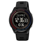 Ceas sport digital SKMEI 2348 pentru barbati si femei, rezistent la apa 50M, multifunctional, LED, alarma, cronometru