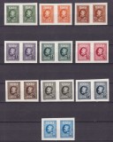 ROMANIA 1926 LP 74 a A 60 a ANIVERSARE A REGELUI FERDINAND PERECHE SERII NEDANTELATE STARE MNH