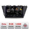 Navigatie Toyota Prius 5 Plus 2012-2020 Android Octa Core Qualcomm 2K Qled 8+128 DTS DSP 360 4G Optical CarStore Technology