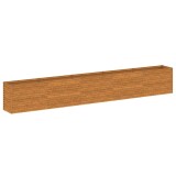 Pat de gradina inaltat 482x50x69 cm, otel corten