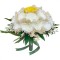 Buchet cu 17 trandafiri naturali criogenati, plante verzi ,floarea miresei, rezistent , ideal pentru buchet mireasa sau ocazii speciale