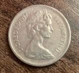 C50 - Moneda foarte veche - Anglia - 5 new pence - 1977