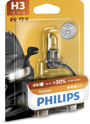 BEC PROIECTOR H3 12V VISION (blister) PHILIPS 78123 foto