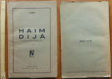 I. Ludo , Haim Dija si alte nuvele umoristice , 1928 , editia 1 , Editura Adam