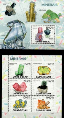 Guineea Bissau 2009, Minerale, MNH foto