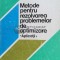 Metode pentru rezolvarea problemelor de optimizare - 1978 - Nicolae Bebea (G49)