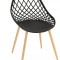 SCAUN DE TERASA,PLASTIC, NEGRU