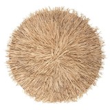 Cumpara ieftin Decoratiune de perete Alaina culoare naturala MDF si iarba de mare 64x4x64 cm