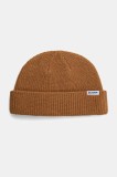 Butter Goods caciula Wharfie Beanie culoarea maro, din tesatura neteda, BG243810