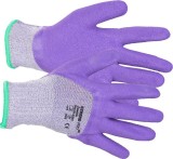 Manusi de protectie Strend Pro Lendela, Marimea 8/M, Tricotate Latex, Poliester Spandex, Fara Cusaturi