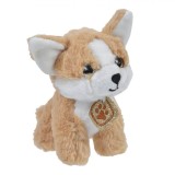 Jucărie Plus Chihuahua, Maro Alb, 15 cm, Oem
