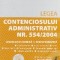 Legea Contenciosului Administrativ Nr. 554/2004. Legislatie conexa si jurisprudenta. August 2018