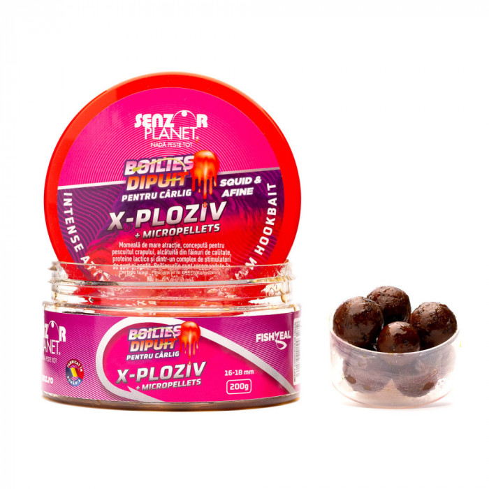 Boilies dipuit pentru carlig x-ploziv 16-18mm 200g