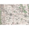 Harta Focsani si imprej., British Army, 1943, 50x70cm, repro