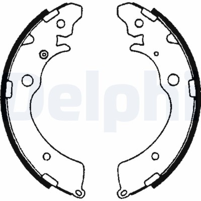 DELPHI LS1641 Set saboti frana foto