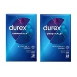 Cumpara ieftin Pachet Prezervative Durex Classic 2x18, 36 bucati
