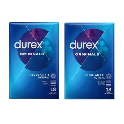 Pachet Prezervative Durex Classic 2x18, 36 bucati foto
