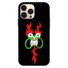 Husa compatibila cu Apple iPhone 14 Plus model Angry Aku Samurai Jack, Silicon, TPU, Viceversa, Transparent, Carcasa
