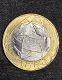 Moneda 1000 lire 1997 Italia