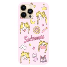Husa compatibila cu Apple iPhone 14 Pro model Sailor Moon Accessories, Silicon, TPU, Viceversa