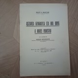 ASEZAREA GEOGR. CEA MAI BUNA A MAREI IND.-ORESTE A.ANASTASIU CU DEDICATIE-1935S2