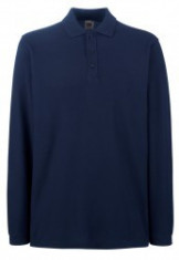 Tricou polo FRUIT OF THE LOOM Long Navy foto