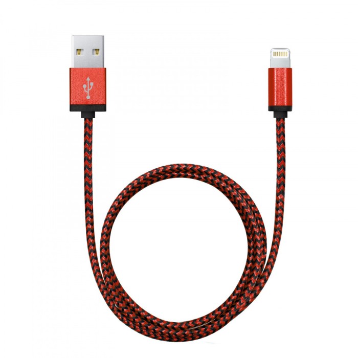 Cablu Date si Incarcare Lightning iPhone Textil