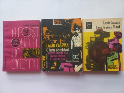 LAZAR CASSVAN - A FOST ODATA UN CINEMA + O LUME DE CELULOID+ UNORA LE PLACE FILM foto