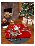 Covor de Craciun cu Merry Christmas Mos Craciun si Rudolf, Home