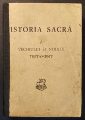 ✝ rara ISTORIA SACRA a BIBLIEI, a Vechiului si Noului Testament 1973 Roma Italia 419pag ilustrata 4 Harti Dr J.Suster G.May Revizuita Dupa editia 1937