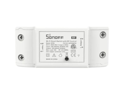 Releu wireless 1 canal Sonoff cu Receptor RF433 10A foto