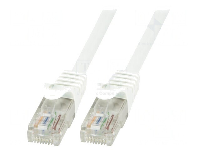 Cablul Patch U/UTP Cat6 Alb 1.5m