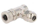 Mufă M12 5-PIN Mamă IP67 pentru DeviceNet/CANopen, TE Connectivity